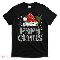 Papa Claus Gift For Christmas Lights T-Shirt thumb 0