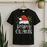 Papa Claus Gift For Christmas Lights T-Shirt thumb 2