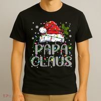 Papa Claus Gift For Christmas Lights T-Shirt thumb 3