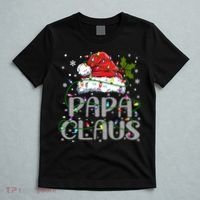 Papa Claus Gift For Christmas Lights T-Shirt thumb 5