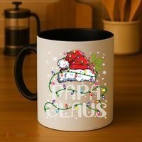 Papa Claus Gift For Christmas Lights Coffee Mug thumb 4