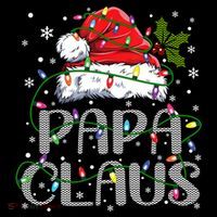 Papa Claus Gift For Christmas Lights Coaster thumb 2