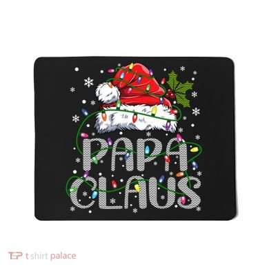 Papa Claus Gift For Christmas Lights Mousepad