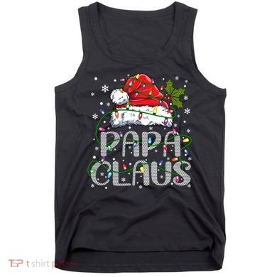 Papa Claus Gift For Christmas Lights Tank Top