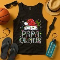 Papa Claus Gift For Christmas Lights Tank Top thumb 4
