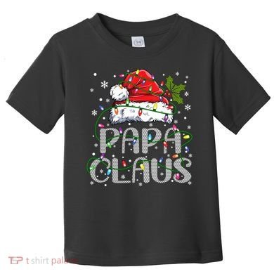 Papa Claus Gift For Christmas Lights Toddler T-Shirt