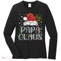Papa Claus Gift For Christmas Lights Women's Long Sleeve Shirt thumb 0