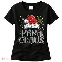 Papa Claus Gift For Christmas Lights Women's T-Shirt thumb 0