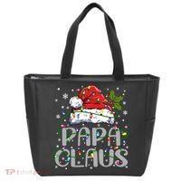 Papa Claus Gift For Christmas Lights Tote Bag thumb 0