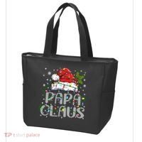 Papa Claus Gift For Christmas Lights Tote Bag thumb 3