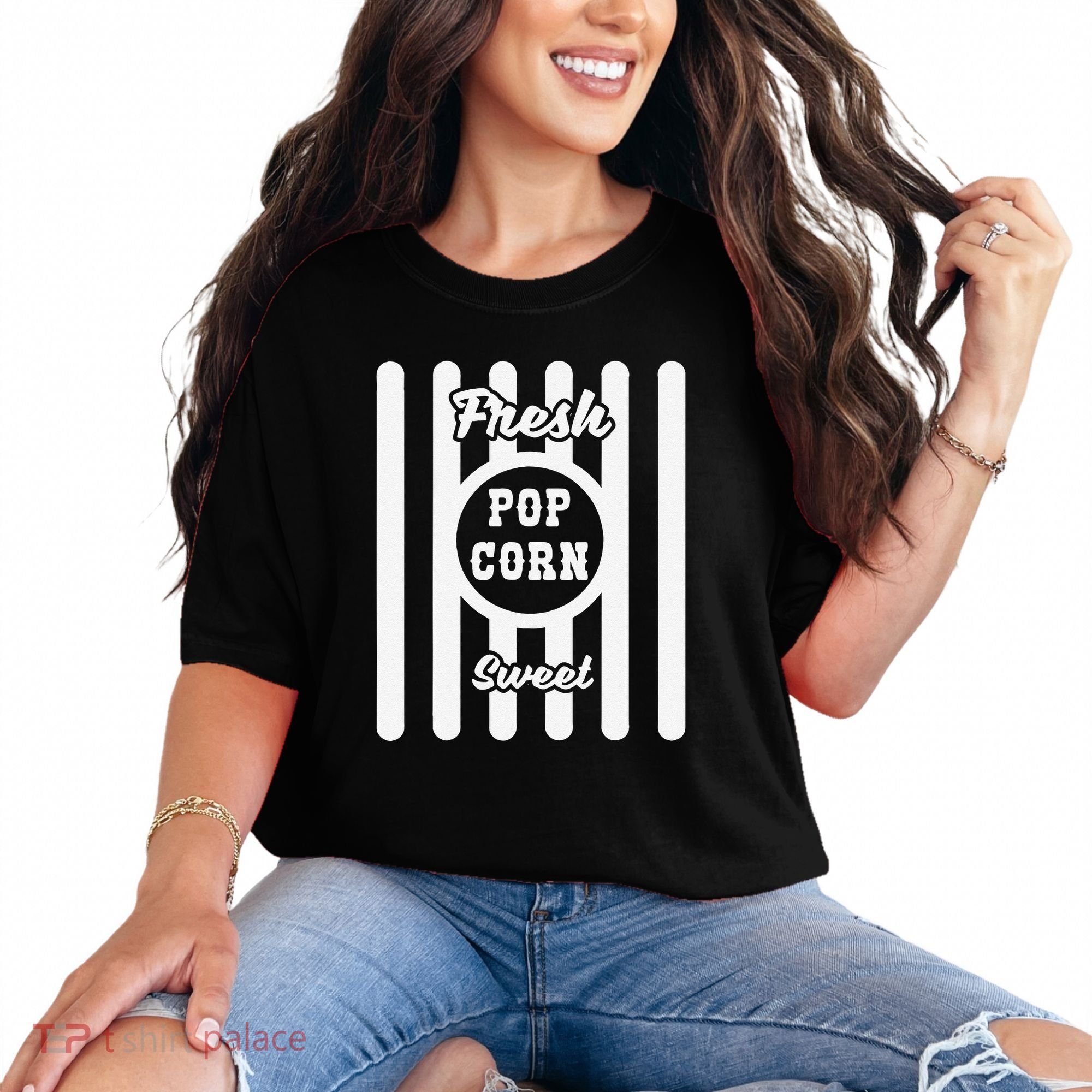 Popcorn Carnival Halloween Cinema Comfort Colors T-Shirt