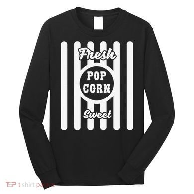 Popcorn Carnival Halloween Cinema Long Sleeve Shirt