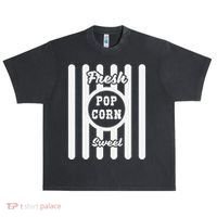 Popcorn Carnival Halloween Cinema Urban Oversized Heavyweight T-Shirt thumb 0
