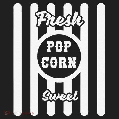 Popcorn Carnival Halloween Cinema Urban Oversized Heavyweight T-Shirt