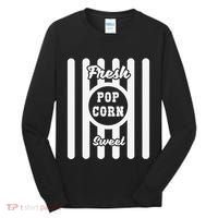 Popcorn Carnival Halloween Cinema Tall Long Sleeve Shirt thumb 0