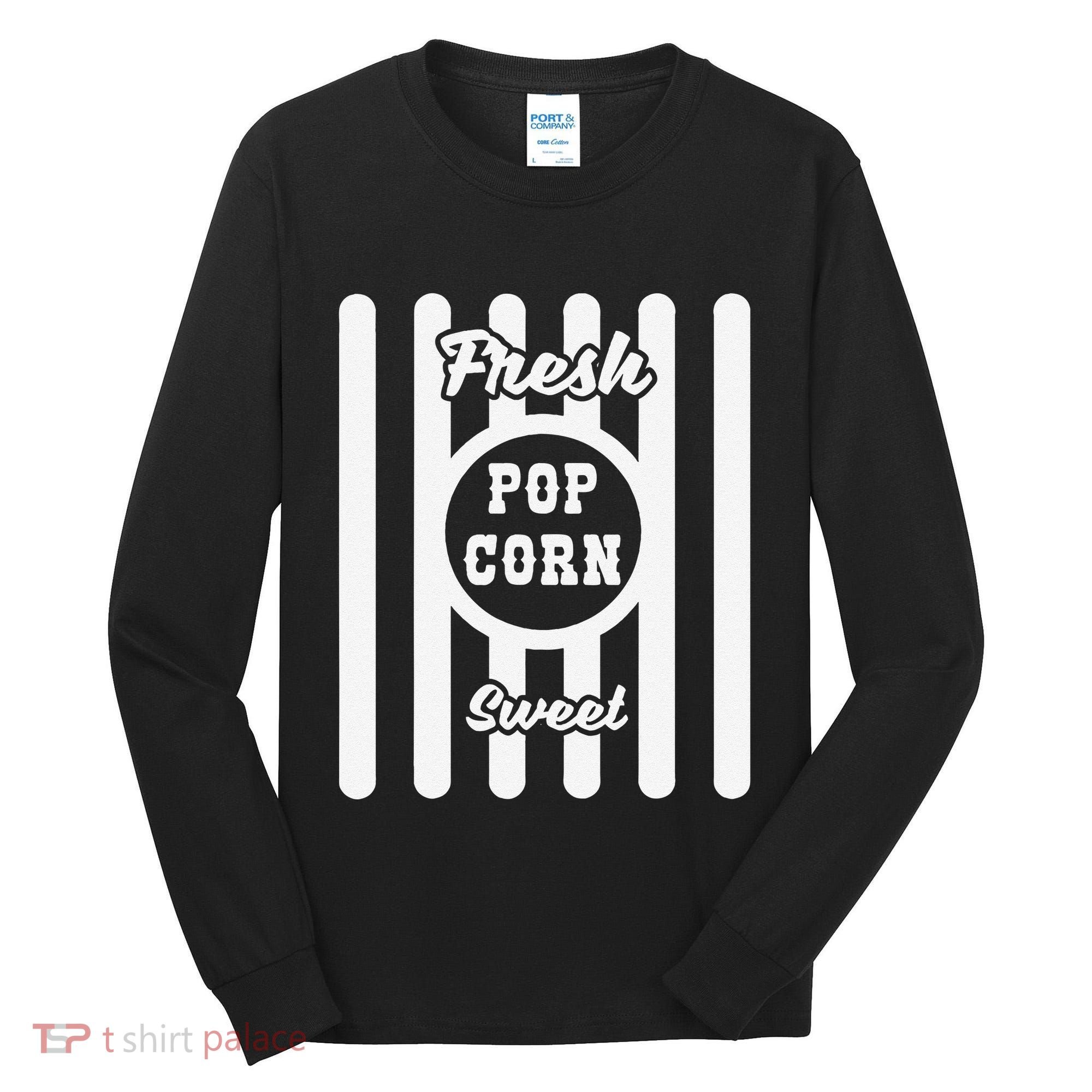 Popcorn Carnival Halloween Cinema Tall Long Sleeve Shirt
