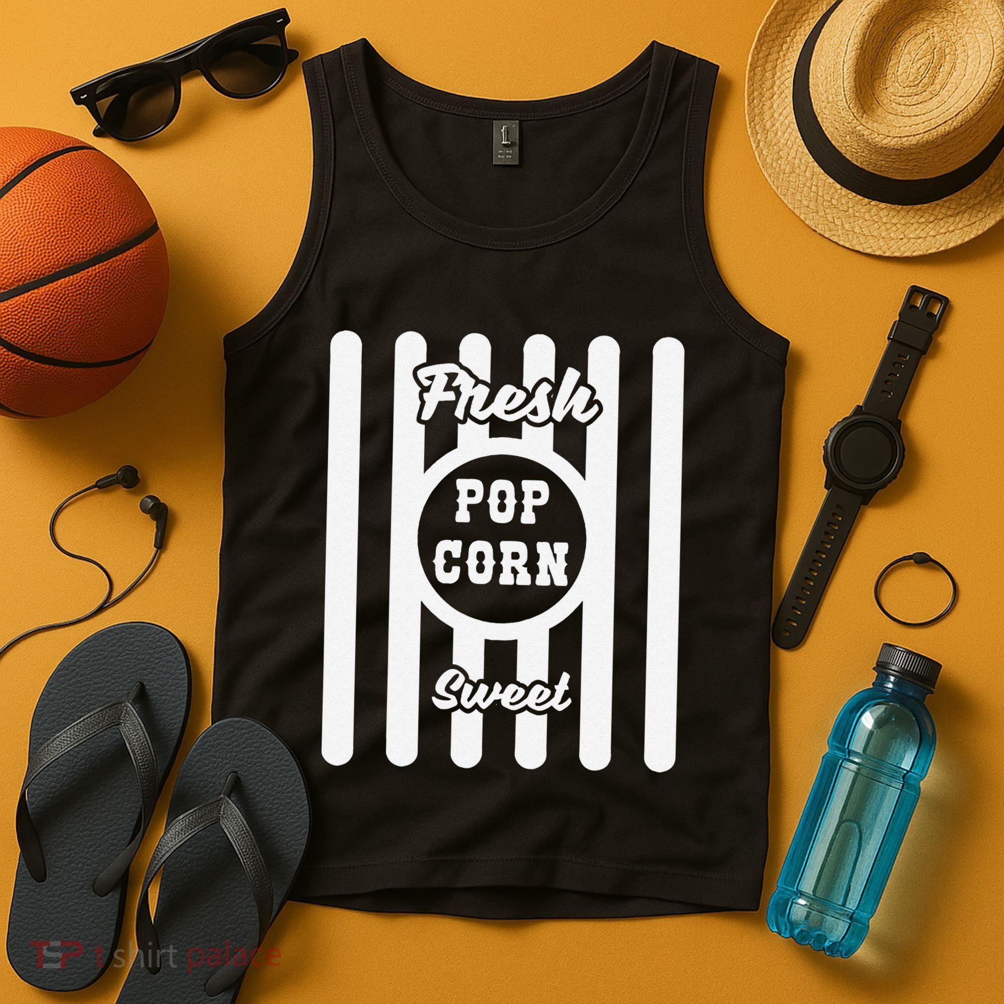 Popcorn Carnival Halloween Cinema Tank Top