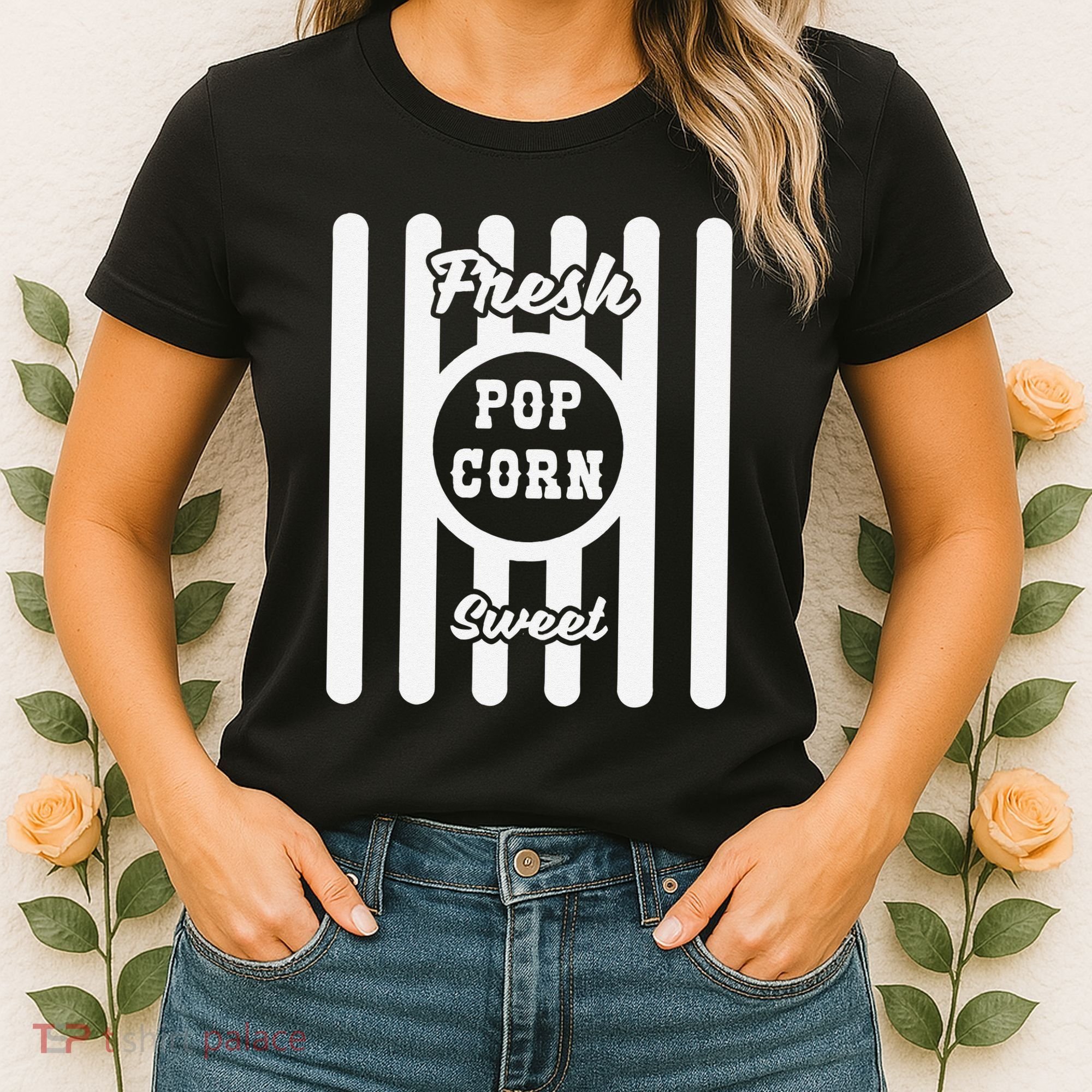 Popcorn Carnival Halloween Cinema Women's T-Shirt