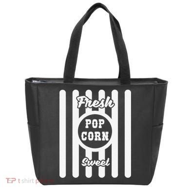 Popcorn Carnival Halloween Cinema Tote Bag
