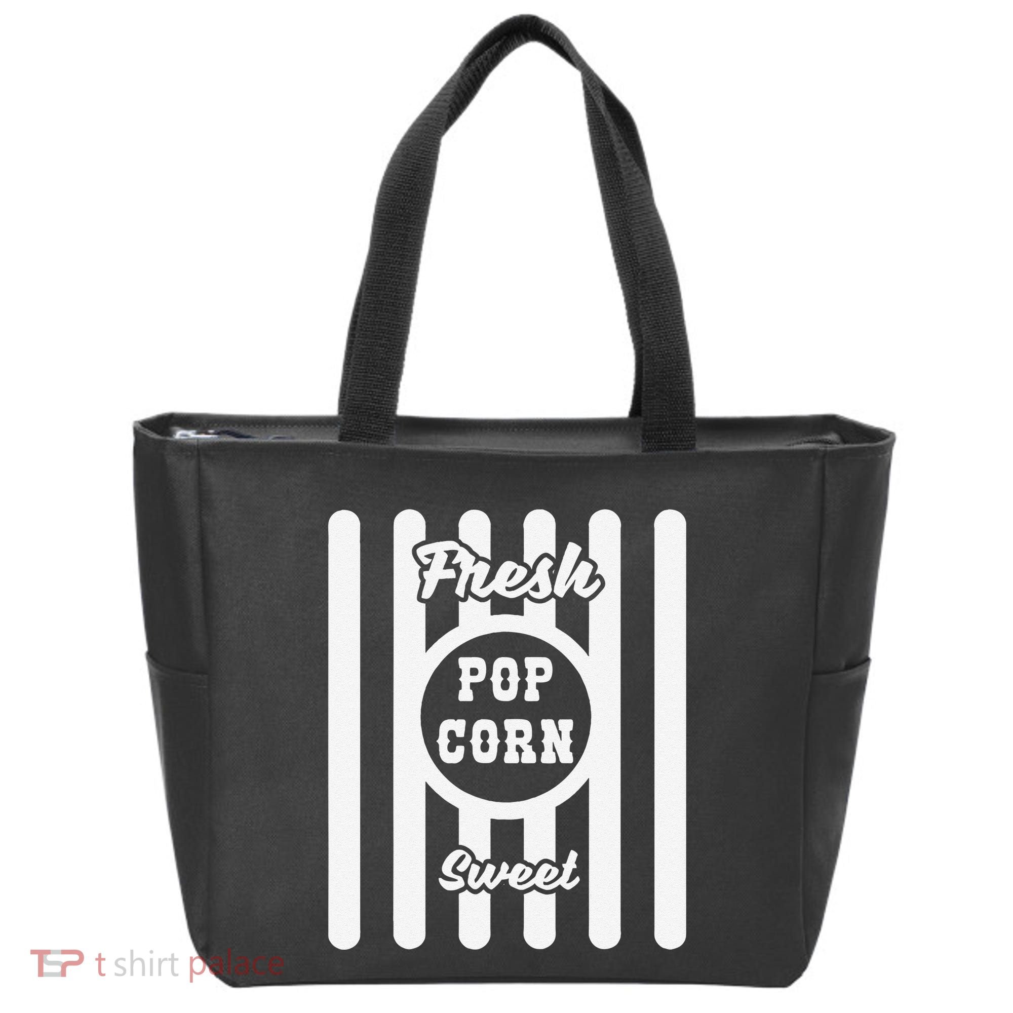 Popcorn Carnival Halloween Cinema Tote Bag