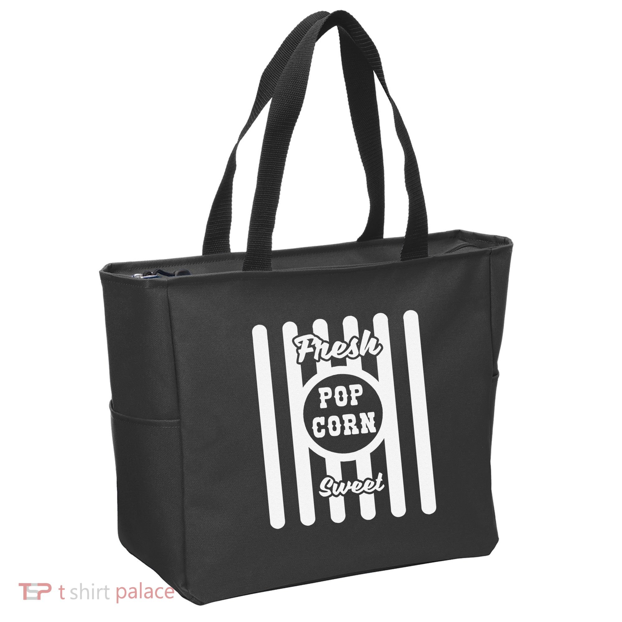 Popcorn Carnival Halloween Cinema Tote Bag