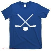 Purple Camo Hockey Purple Camouflage Hockey Sticks Great Gift T-Shirt thumb 0