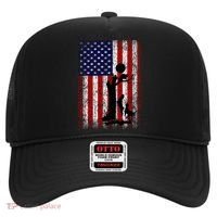 Patriotic Coon Hunting Dogs American Flag Gift Hat thumb 0