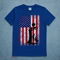 Patriotic Coon Hunting Dogs American Flag Gift T-Shirt thumb 5