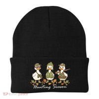 Preppy Camo Hunting Season Funny Duck Beanie thumb 0