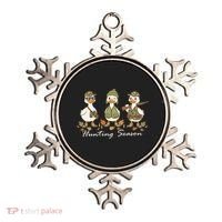 Preppy Camo Hunting Season Funny Duck Ornament thumb 0