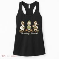 Preppy Camo Hunting Season Funny Duck Women's Tank Top thumb 0