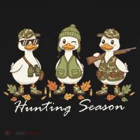 Preppy Camo Hunting Season Funny Duck Toddler Hoodie thumb 2