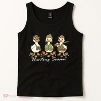 Preppy Camo Hunting Season Funny Duck Tank Top thumb 2