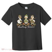 Preppy Camo Hunting Season Funny Duck Toddler T-Shirt thumb 0