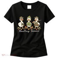 Preppy Camo Hunting Season Funny Duck Women's T-Shirt thumb 0