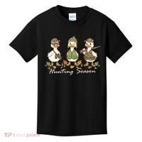 Preppy Camo Hunting Season Funny Duck Kids T-Shirt thumb 0