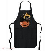 Pumpkin Cat Halloween Cute Festive Apron thumb 0