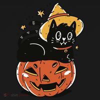 Pumpkin Cat Halloween Cute Festive Bucket Hat thumb 4