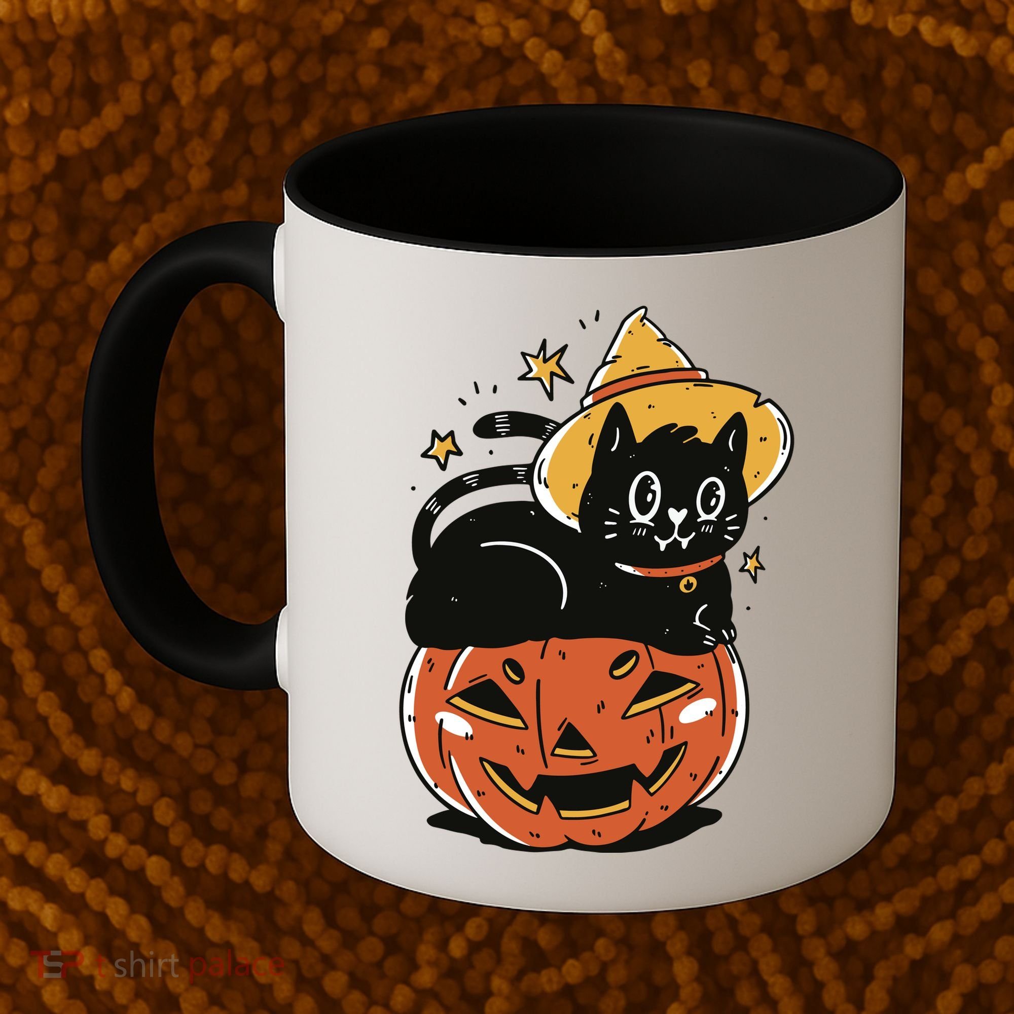 Pumpkin Cat Halloween Cute Festive Coffee Mug