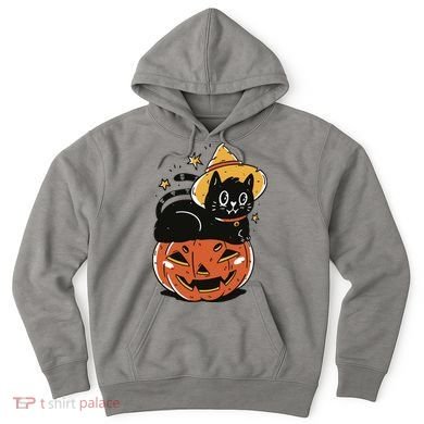 Pumpkin Cat Halloween Cute Festive Hoodie