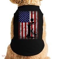 Patriotic Coon Hunting Dogs American Flag Doggie Tank thumb 0