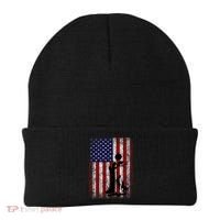 Patriotic Coon Hunting Dogs American Flag Beanie thumb 0