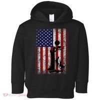 Patriotic Coon Hunting Dogs American Flag Toddler Hoodie thumb 0