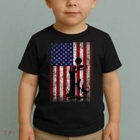 Patriotic Coon Hunting Dogs American Flag Toddler T-Shirt thumb 2