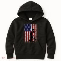 Patriotic Coon Hunting Dogs American Flag Kids Hoodie thumb 0