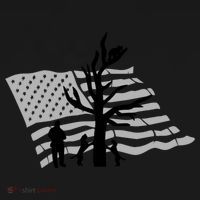 Patriotic Coon Hunting Dogs American Flag Gift Doggie Tank thumb 4