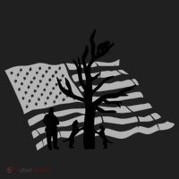Patriotic Coon Hunting Dogs American Flag Gift Beanie thumb 2