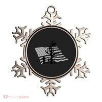Patriotic Coon Hunting Dogs American Flag Gift Ornament thumb 0