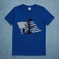 Patriotic Coon Hunting Dogs American Flag Gift T-Shirt thumb 5