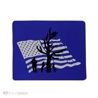 Patriotic Coon Hunting Dogs American Flag Gift Mousepad thumb 0
